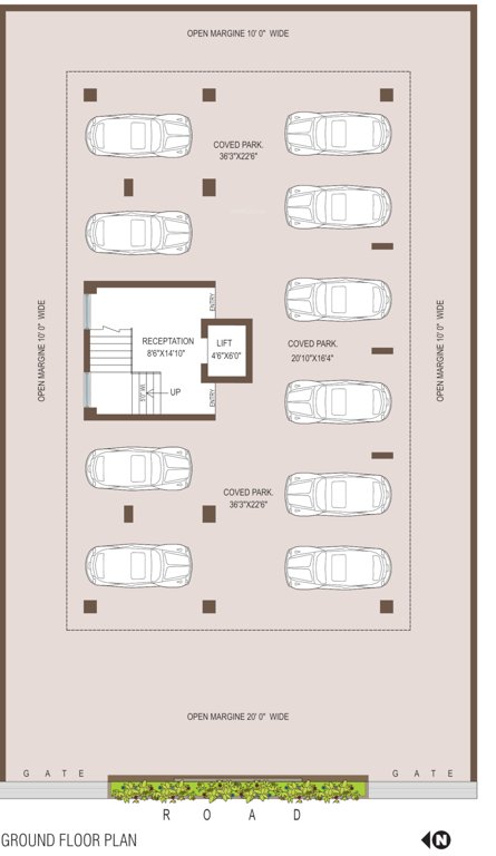  vraj height Vraj Height Cluster Plan For Ground Floor