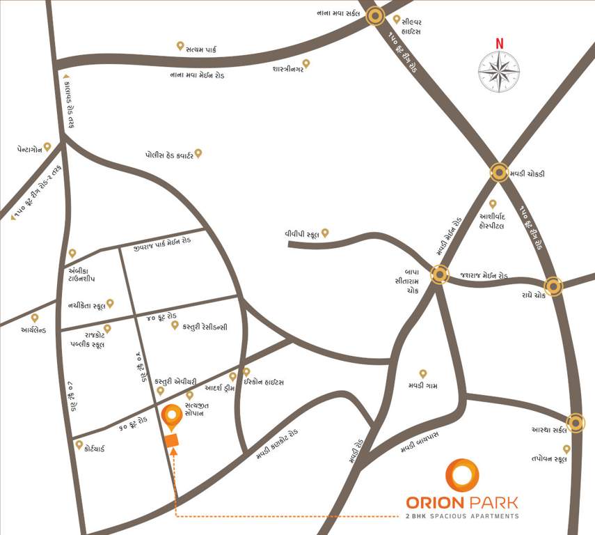  orion park Location Plan
