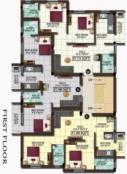  karvi Karvi Cluster Plan For 1st Floor