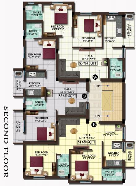  karvi Karvi Cluster Plan For 2nd Floor