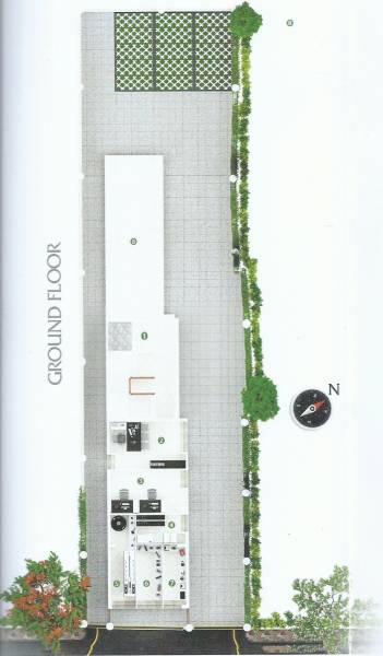  bliss Noble Bliss Cluster Plan for ground Floor