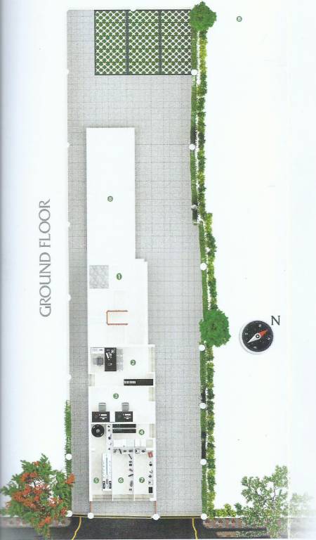  bliss Noble Bliss Cluster Plan for ground Floor