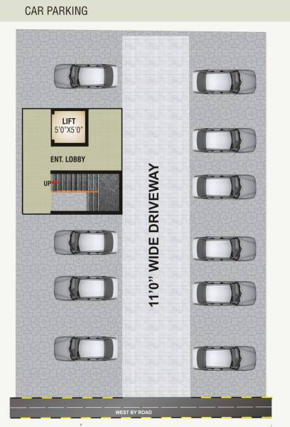  melody Urban Melody Cluster Plan for Car Parking