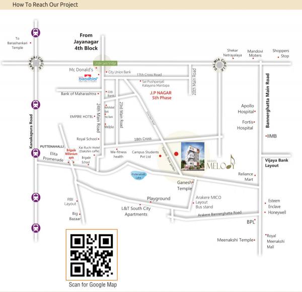  melody Location Plan