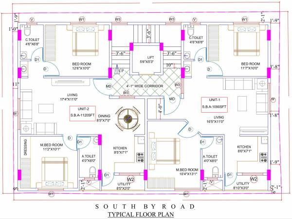  kalakruthi Kalakruthi Typical Cluster Plan
