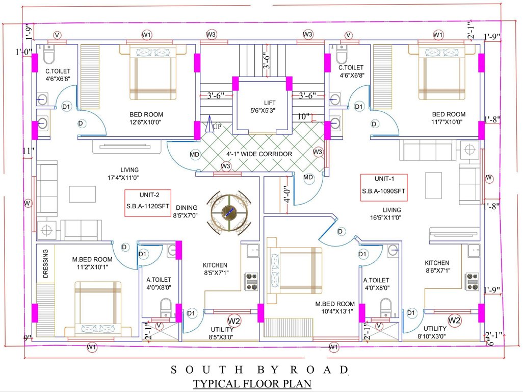  kalakruthi Kalakruthi Typical Cluster Plan