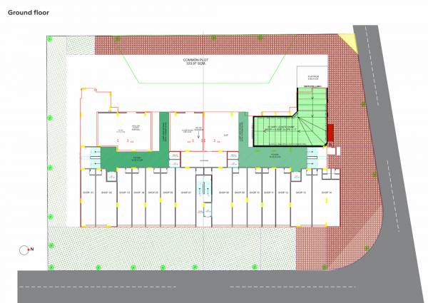  elysium Block A,B Cluster Plan For Ground Floor