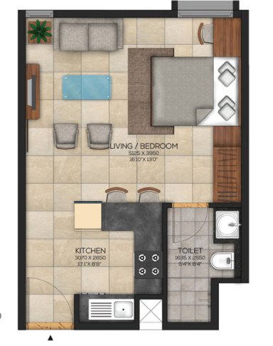 paradise at brigade cornerstone utopia Cluster Plan from 1st to 2nd Floor