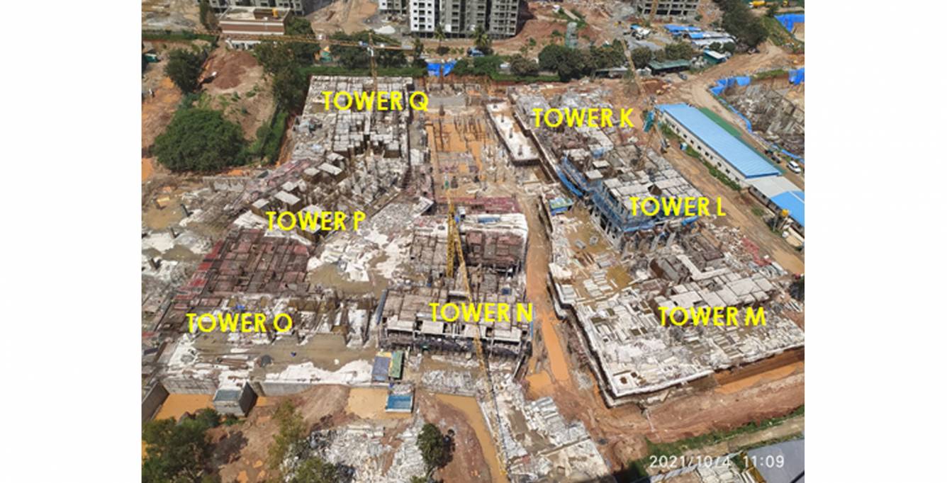 paradise at brigade cornerstone utopia Construction Status Oct 21