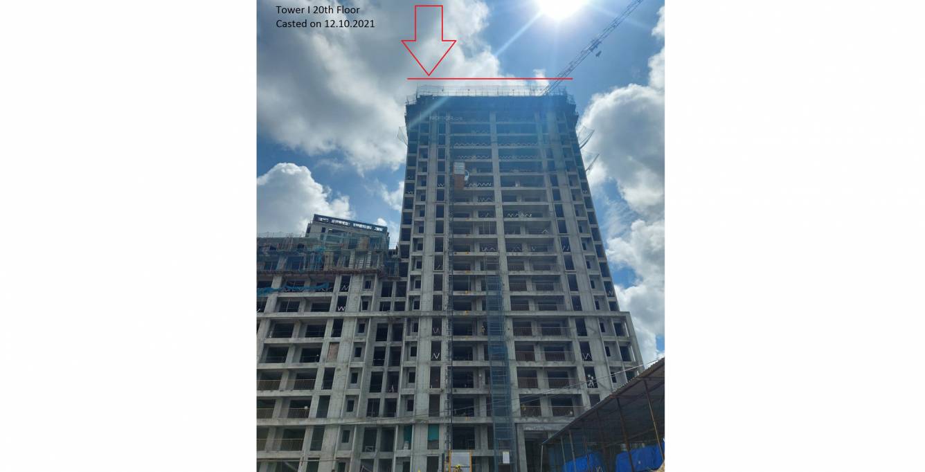 paradise at brigade cornerstone utopia Construction Status Oct 21