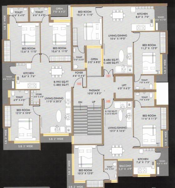 Layout Plan avasar-palace-2 Layout Plan