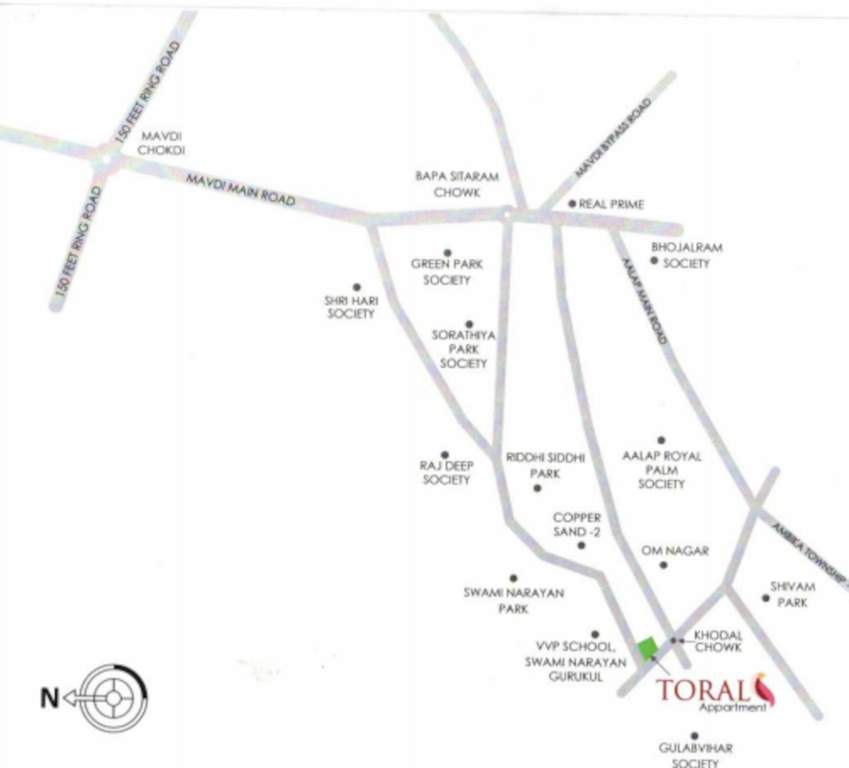  toral apartment Location Plan