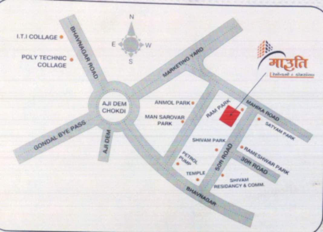  maruti complex Location Plan