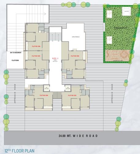  madhuram-enclave Madhuram Enclave Cluster Plan for 12th Floor