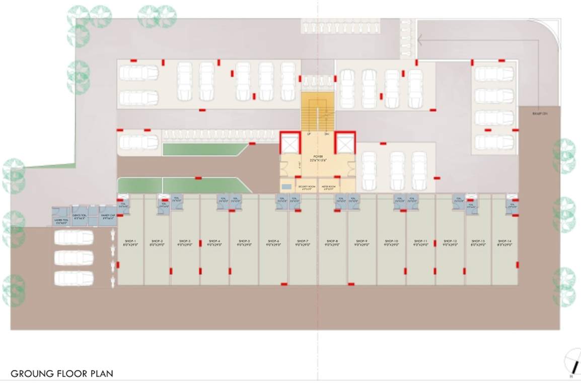  keshav enclave 2 Keshav Enclave 2 Cluster Plan For Ground Floor