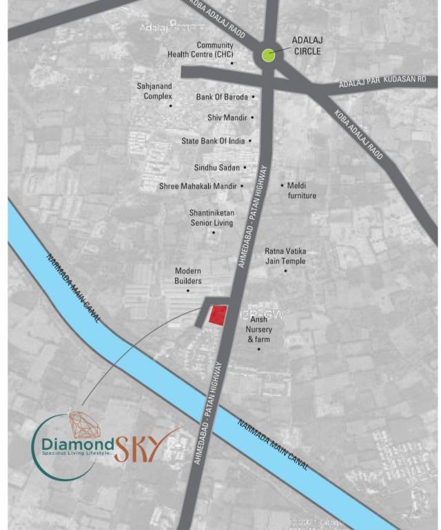  diamond sky Location Plan