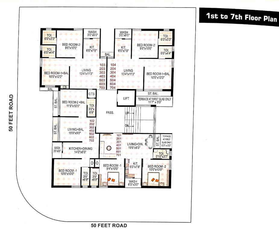 titanium heights Layout Plan