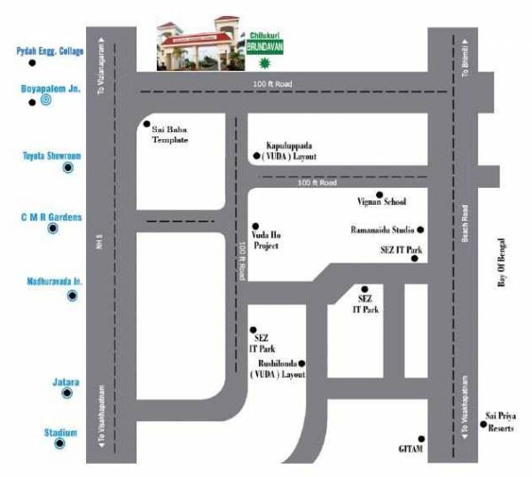  brundavan-estates-phase-x Location Plan