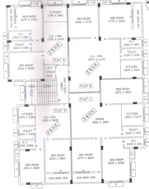  kanak tower Kanak Tower Cluster Plan For 2nd Floor