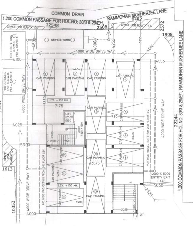  kanak tower Kanak Tower Cluster Plan For Ground Floor