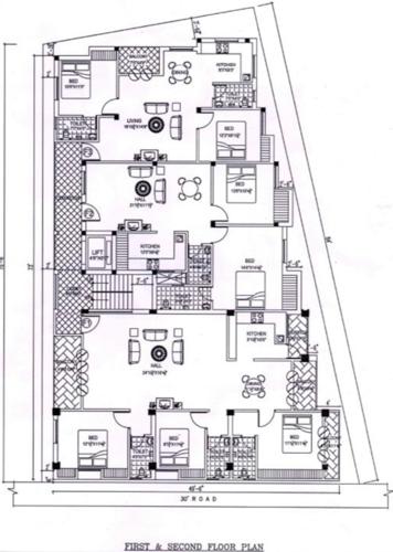  arjun-garden Mantra's Arjun Garden Cluster Plan from 1st to 2nd Floor
