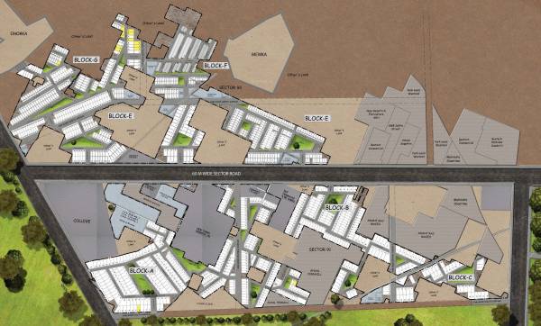 masterPlan of Independent Floors At DLF Garden City