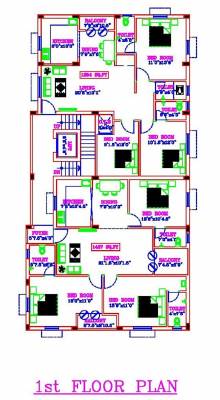  mithun-durga-flats Mithun Durga Flats Cluster Plan For 1st Floor
