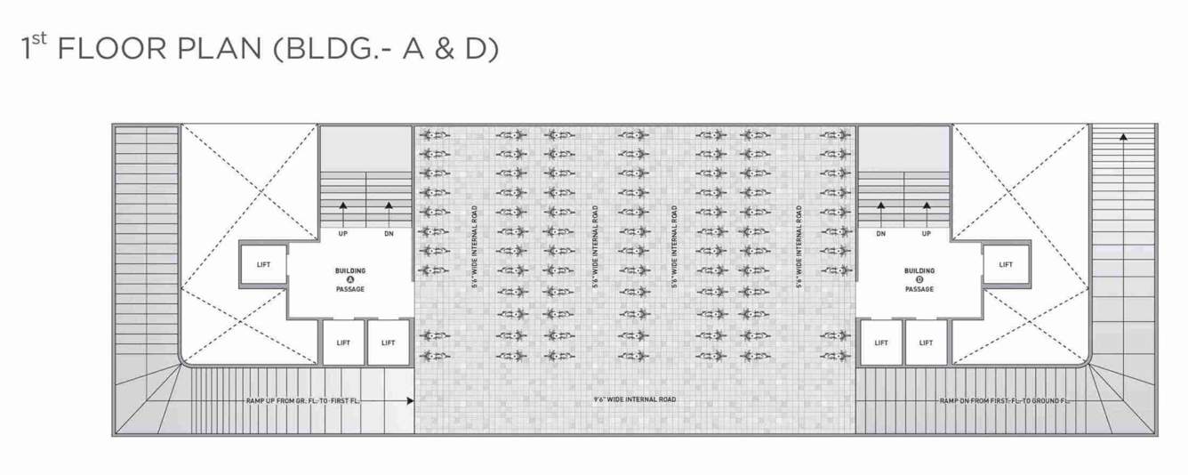  amora Block A And D Cluster Plan for 1st Floor