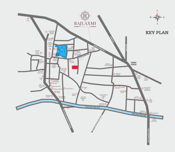  villa Location Plan