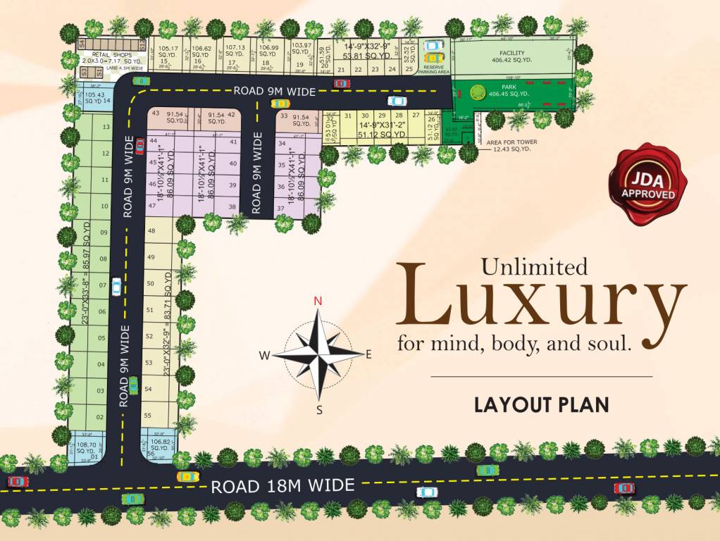  meadows villa Layout Plan