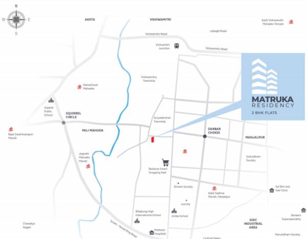  matruka-residency Location Plan