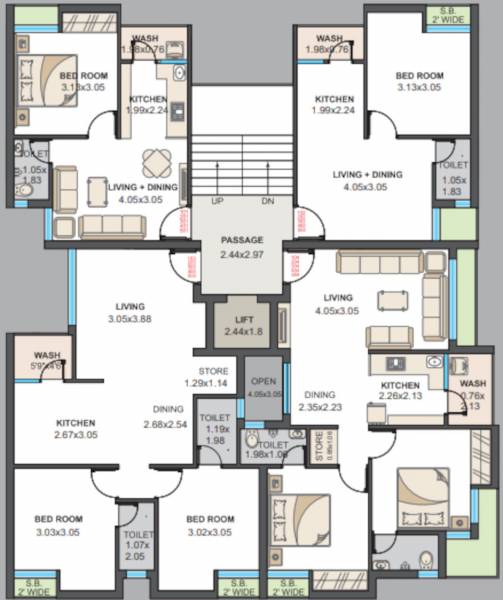  jagrutideep-avenue Layout Plan