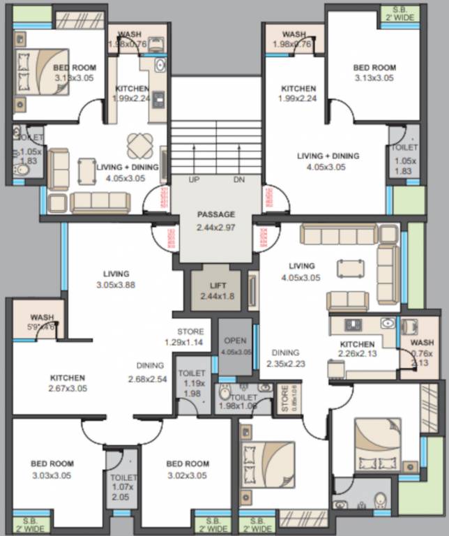  jagrutideep avenue Layout Plan