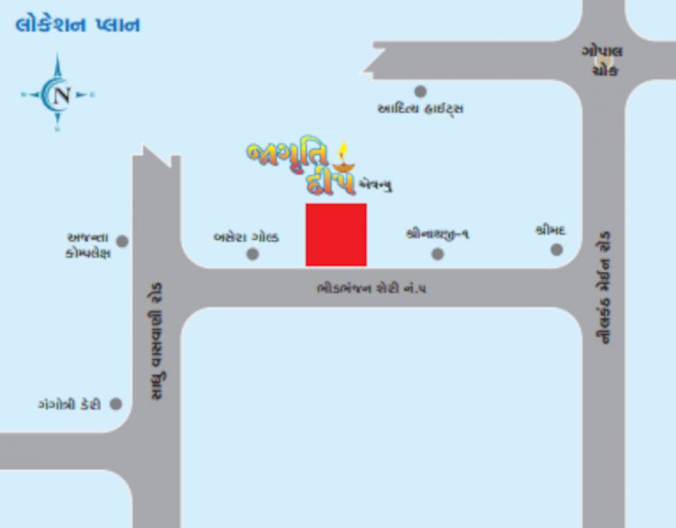  jagrutideep avenue Location Plan