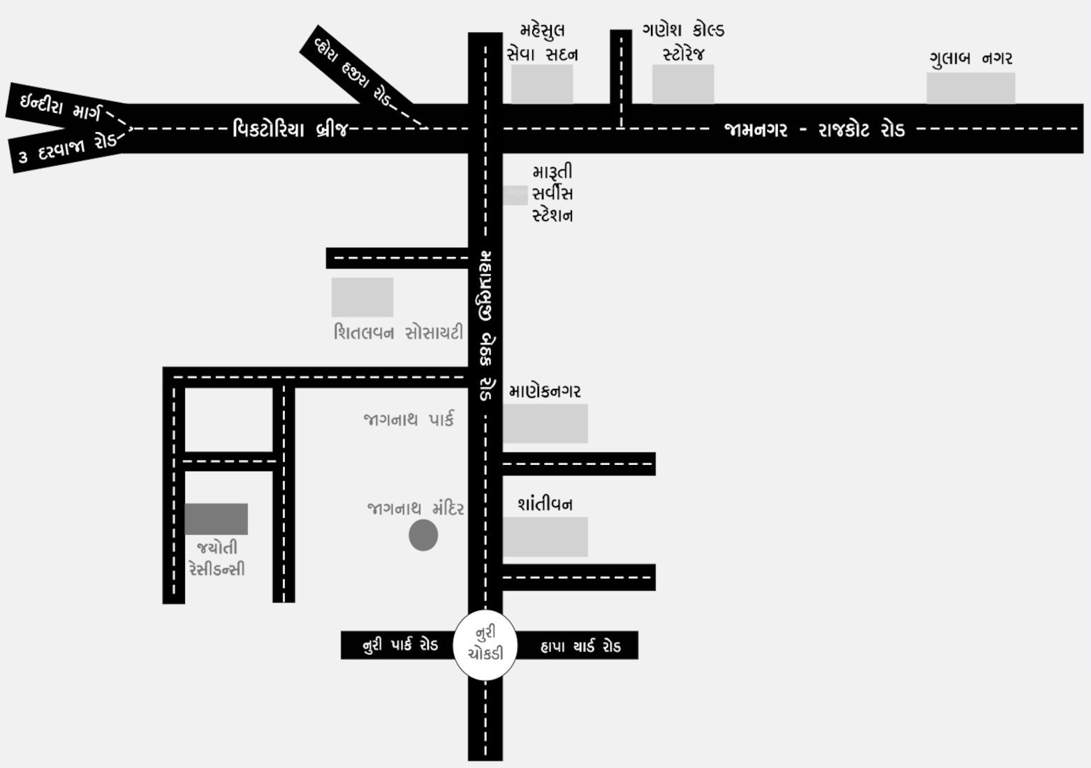  jyoti residency Location Plan