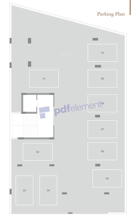  arihant avenue Arihant Avenue Cluster Plan for ground Floor