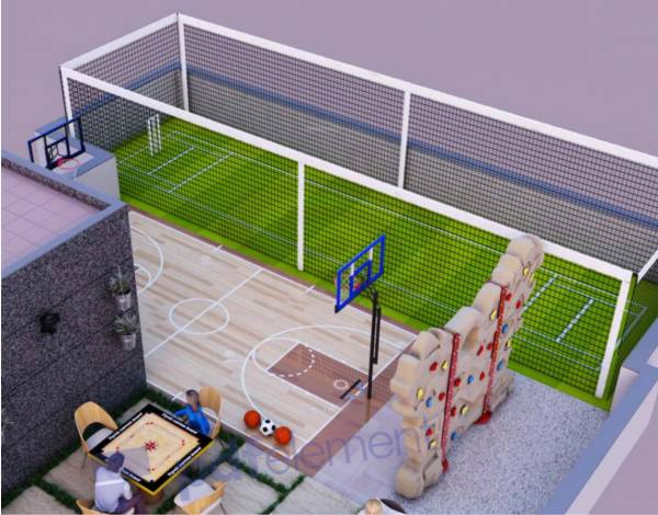  arihant-avenue Cricket Pitch