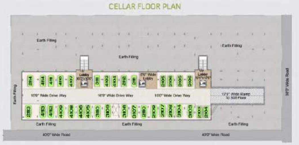  carnation Carnation Cluster Plan for Cellar Floor