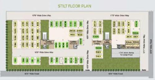  carnation Carnation Cluster Plan for Stilt Floor
