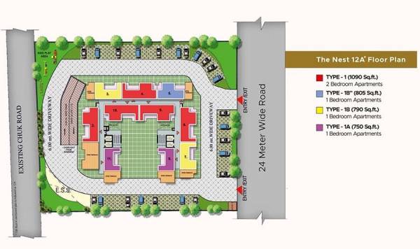  gulmohur-garden-utopia-the-nest Layout Plan