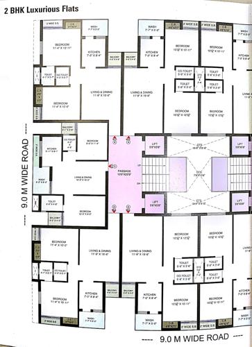 Layout Plan shiv-sagar-appartment Layout Plan