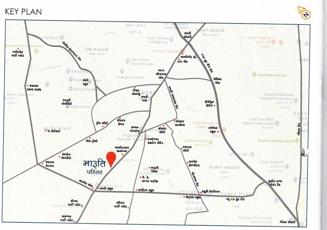  maruti parisar Location Plan