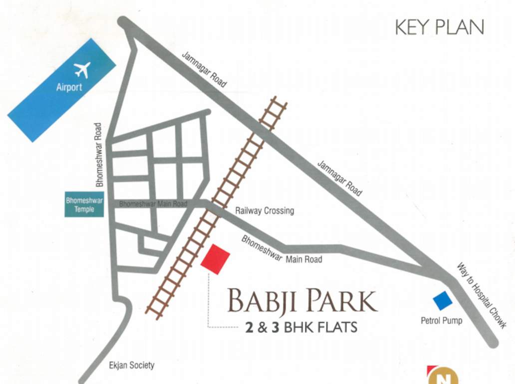  babji park Location Plan