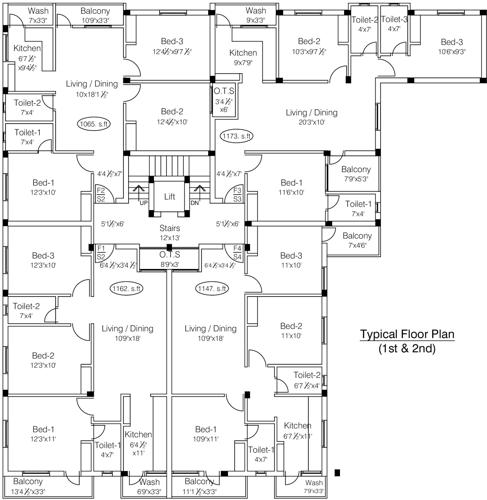  om-muruga-homes Om Muruga Homes Cluster Plan From 1st To 2nd Floor