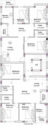  thirumal-castle Thirumal Castle Cluster Plan for 3rd Floor
