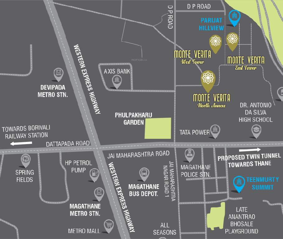  monte verita north annexe Location Plan