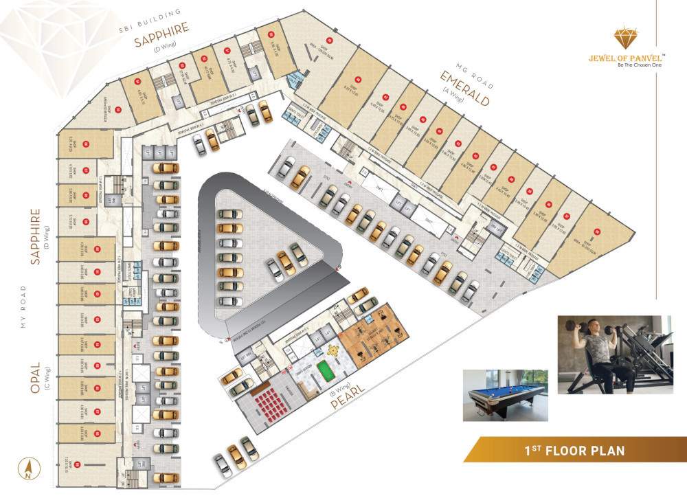  jewel of panvel phase i Wing   A Cluster Plan