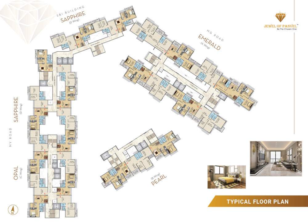  jewel of panvel phase i Wing   A Cluster Plan