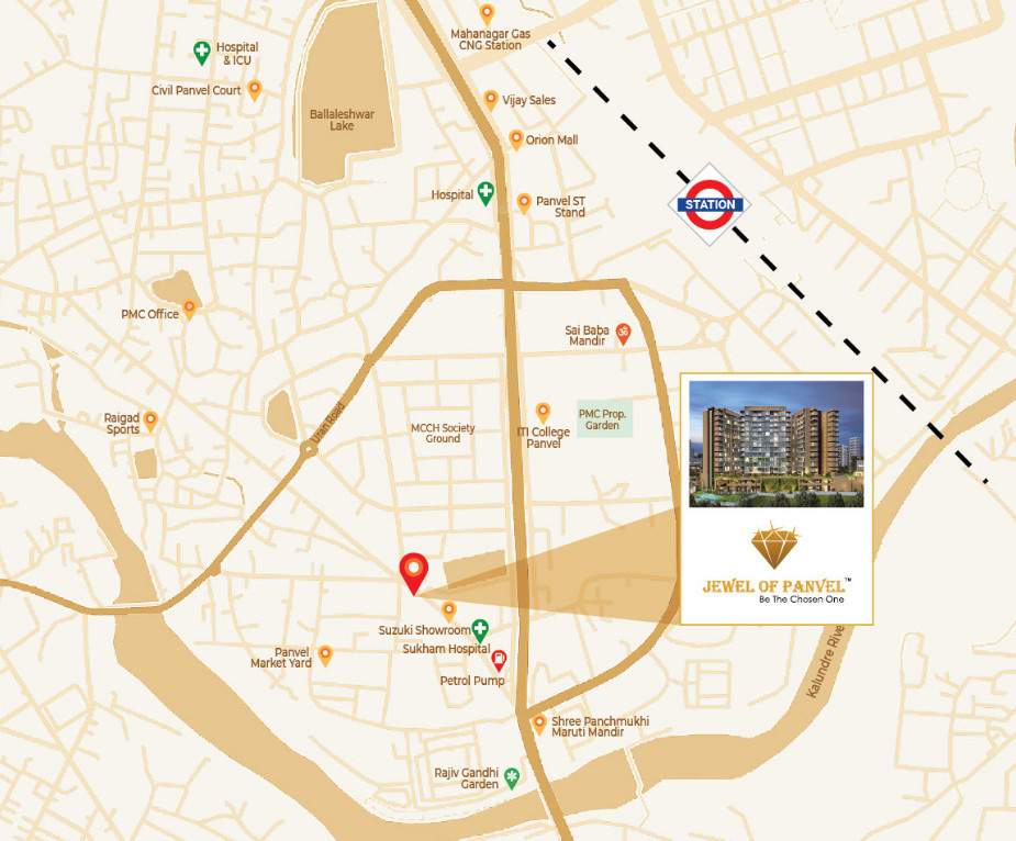  jewel of panvel phase i Location Plan