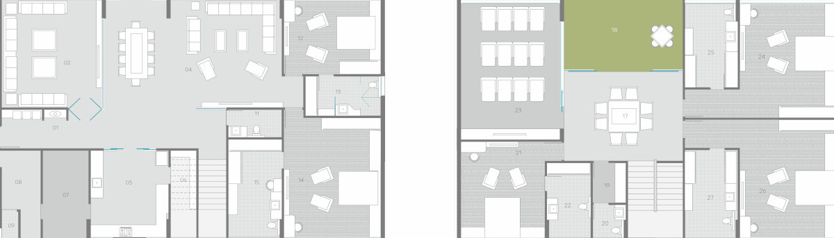  palacio ii Palacio II Cluster Plan for 9th Floor
